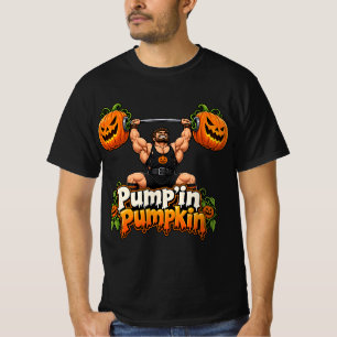 Pompoen Powerhouse – Halloween Fitness Freaks T-shirt