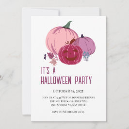 Pompoen praat over uitnodiging