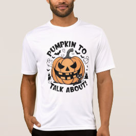 Pompoen praten over Halloween T-shirt
