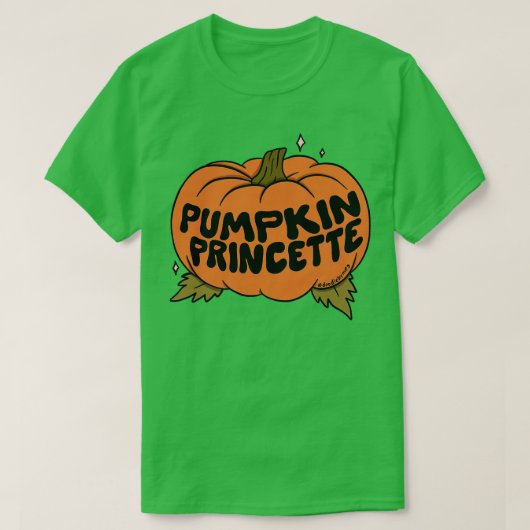 Pompoen Princette T-shirt (Design voorkant)