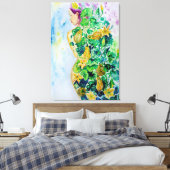 Pompoen Prinses Schilderij Canvas - Schilderen Afdruk (Insitu (Slaapkamer))
