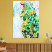 Pompoen Prinses Schilderij Canvas - Schilderen Afdruk (Insitu (Woonkamer))