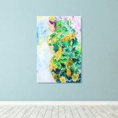 Pompoen Prinses Schilderij Canvas - Schilderij Afdruk (Insitu (Houten vloer))