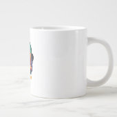 Pompoen Quest Gamer Laadontwerp Grote Koffiekop (Rechts)