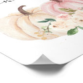 pompoen raden hoeveel baby meisje douche spel poster (Hoek)