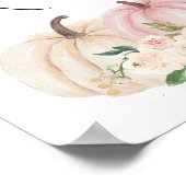 pompoen raden hoeveel kisses Baby shower spel Poster (Hoek)