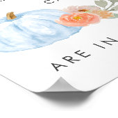 pompoen raden hoeveel Snoepjes jongen douche spel Poster (Hoek)