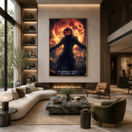 Pompoen Reaper Ontwaakt Halloween Poster