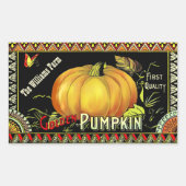 pompoen reclame inblikken Sticker (Voorkant)