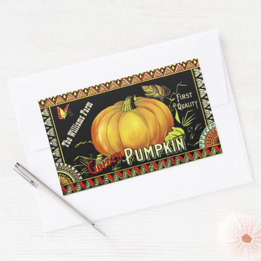 pompoen reclame inblikken Sticker (Envelop)