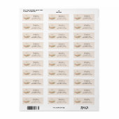 Pompoen retouradres etiket (Full Sheet)