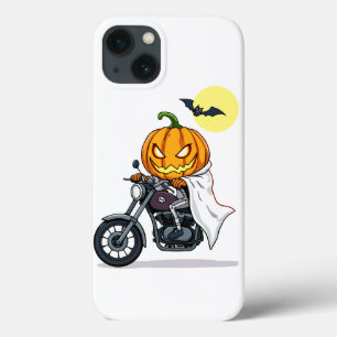 Pompoen rijdt op motorfiets Case-Mate iPhone case