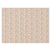  pompoen Roos gouden glitter streep patroon Tafelkleed (Voorkant (Horizontaal))