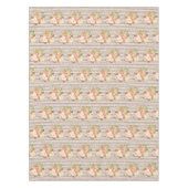  pompoen Roos gouden glitter streep patroon Tafelkleed (Voorkant)