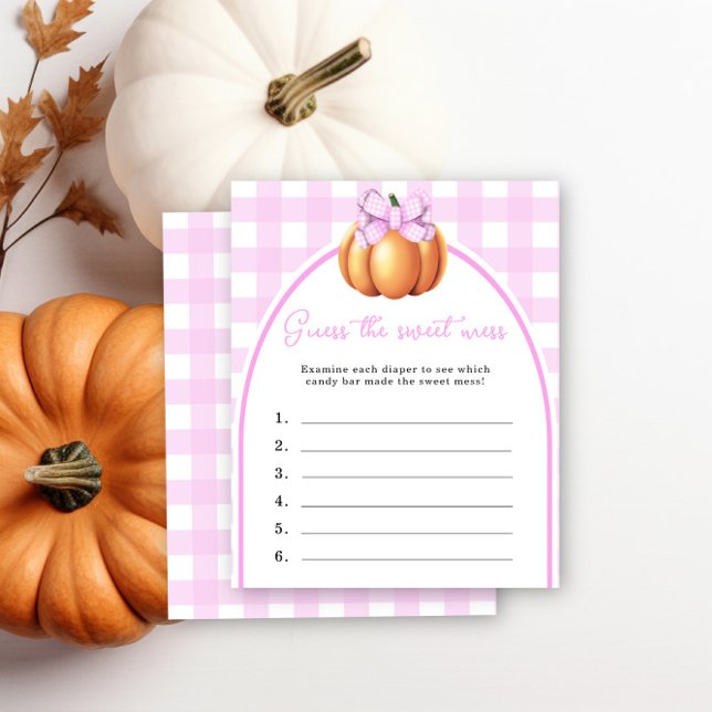 Pompoen roze boog Raad de zoete puinhoop spel (Creator heeft geüpload)