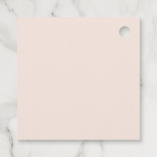 Pompoen Roze & Oranje Baby shower Dank u Bedankjes Labels (Achterkant)