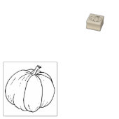 pompoen rubberstempel (Gestempeld)