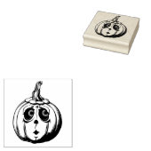 Pompoen Rubberstempel (Gestempeld)