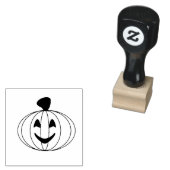 pompoen rubberstempel (Gestempeld)
