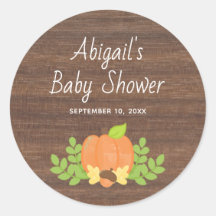 Pompoen | Rustiek Genderneutraal Baby shower