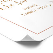 Pompoen Rustieke Boho Herfst In Love Baby's Zijn Z Poster (Hoek)