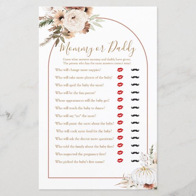 Pompoen Rustieke Boho Herfst Verliefd op mama of p (Voorkant)