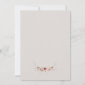 Pompoen rustieke Herfst Waterverf bruiloft Kaart (Achterkant)