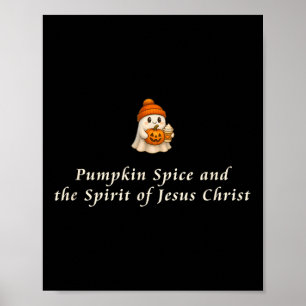 Pompoen Sce en de Geest van Jezus Christus Poster