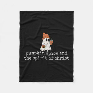 Pompoen Sce En De Srit Van Christus Christelijke H Fleece Deken