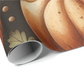 Pompoen Schattigee Waterverf Herfst & Herfst Thank Cadeaupapier (Rol Hoek)