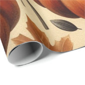 Pompoen Schattigee Waterverf Herfst & Herfst Thank Cadeaupapier (Rol Hoek)