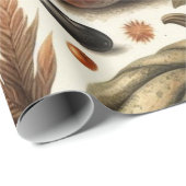 Pompoen Schattigee Waterverf Herfst & Herfst Thank Cadeaupapier (Rol Hoek)