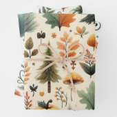 Pompoen Schattigee Waterverf Herfst & Herfst Thank Inpakpapier Vel (In situ)