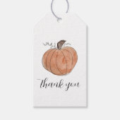 Pompoen Schilderen Herfst Gift Label Cadeaulabel (Voorkant)