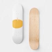 Pompoen schilderkunst persoonlijk skateboard (Voorkant)