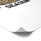 Pompoen Seizoen Cheetah Print Pompoen Herfst Desig (Hoek)