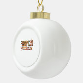 Pompoen Seizoen Herfst Boho Keramische Bal Ornament (Rechts)