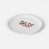 Pompoen Seizoen Herfst Boho Papieren Bordje (Gekanteld)