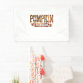 Pompoen Seizoen Herfst Boho Spandoek (Insitu)