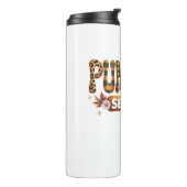 Pompoen Seizoen Herfst Boho Thermosbeker (Gedraaid links)