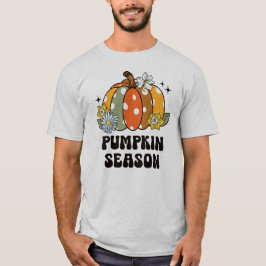 Pompoen Seizoen Herfst Herfst Bladeren T-shirt