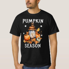 Pompoen Seizoen Herfst Herfst Bladeren T-shirt