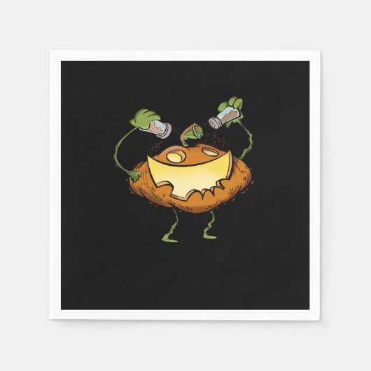 pompoen servet (Voorkant)