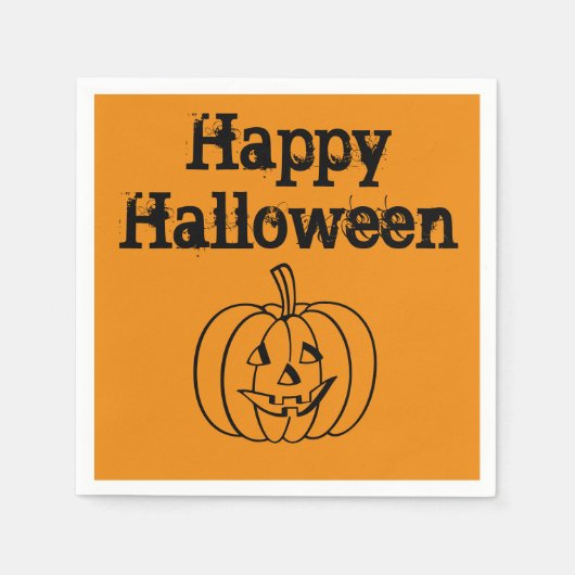 pompoen servet (Voorkant)