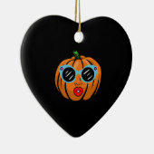  pompoen Shirt Funny Cute Pumpkin Keramisch Ornament (Rechts)