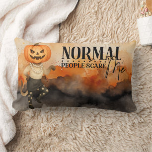 Pompoen Siamese kat voor kattenliefhebbers Hallowe Kussen