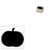 Pompoen silhouet kunst stempel