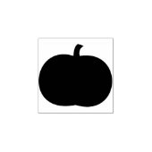 Pompoen silhouet kunst stempel