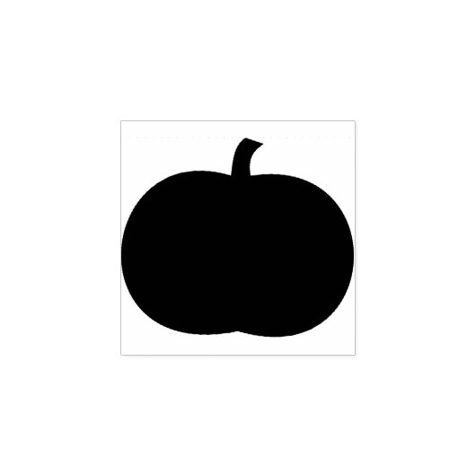 Pompoen silhouet kunst stempel (Afrduk)