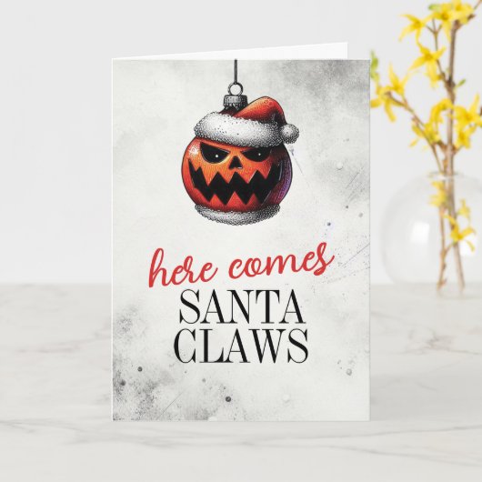 Pompoen Sinterklaas Kaart (Gele Bloem)